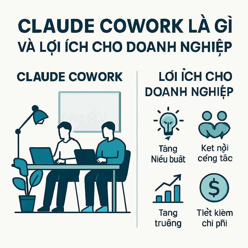 Claude Cowork là gì và lợi ích cho doanh nghiệp — Ứng Dụng Claude Cowork Cho Doanh Nghiệp Nâng Cao Năng Suất 2026 | COSMATE